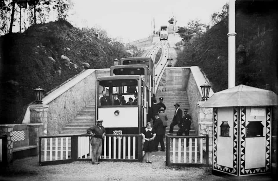 Funicular Montjuich construit expo 1929